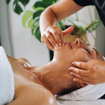 Gezichtsmassage facial spa